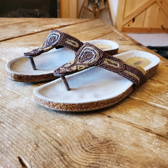 REBELS Kimber Beaded Sandals womens Size 8 - Picture 8 of 9